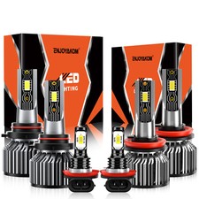 For Mazda 3 2010-2013 6x Front Led Headlight Hi Lo Beam Fog Light Bulb 26000lm