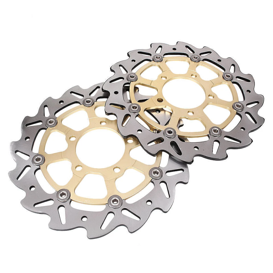 Brake Floating Disc Rotor for Kawasaki NINJA ZX6RR 600 2003-2006 ZX-10R 2004-15 Foto 3 de 4