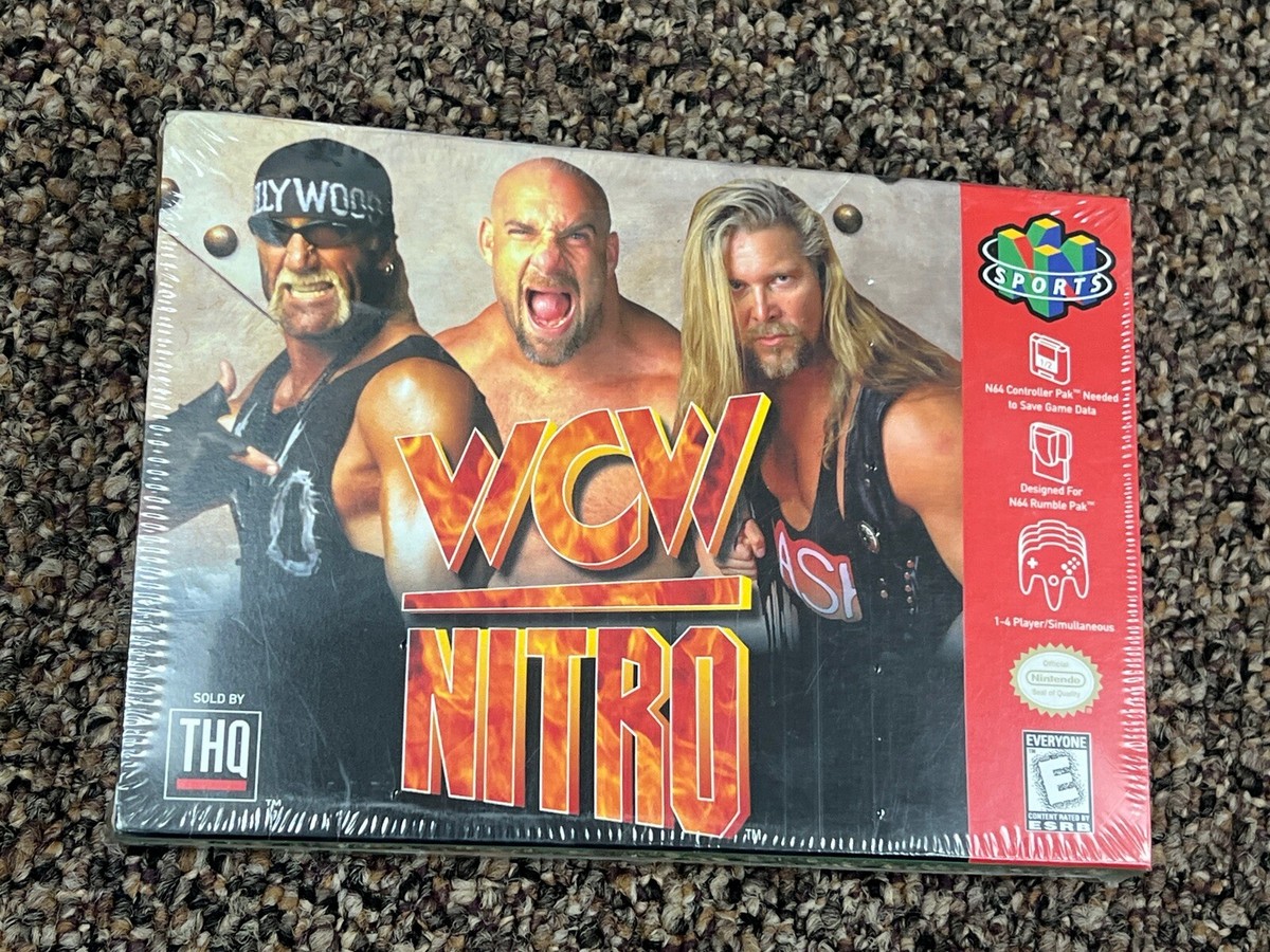 WCW Nitro Nintendo 64 N64 Video Game New in V-Seam Shrinkwrapped