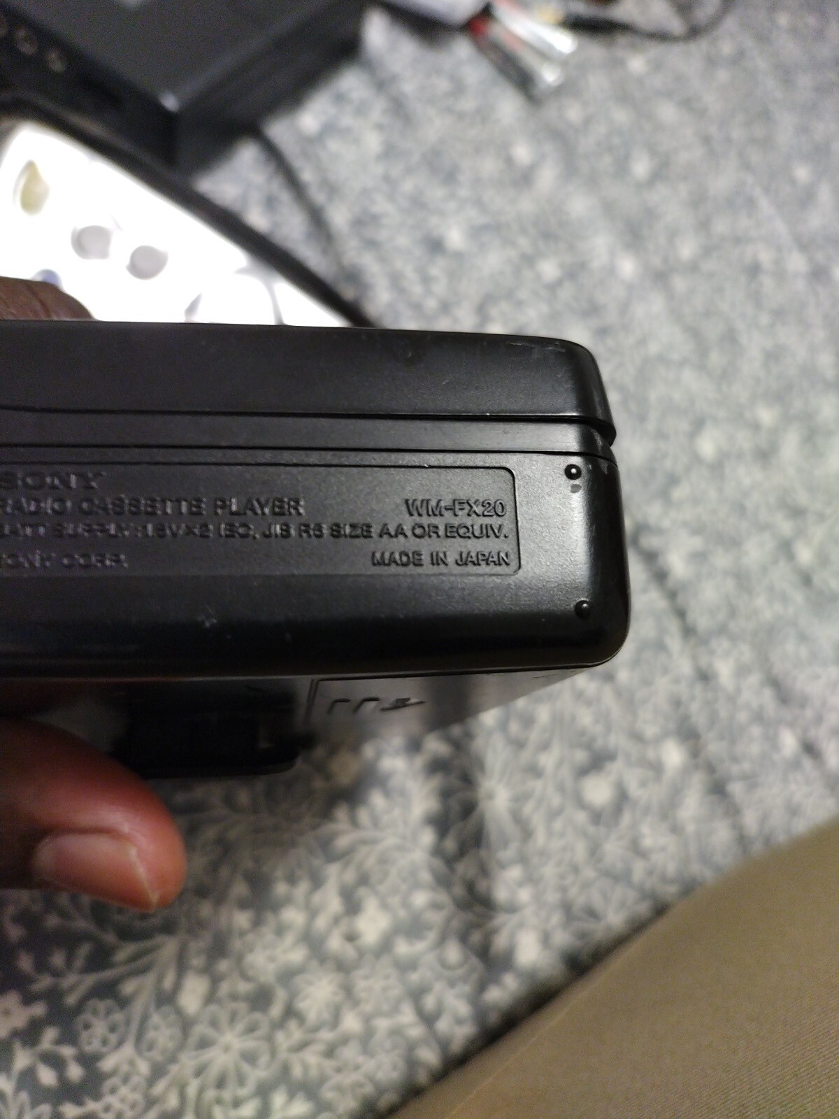 Vintage  Sony Walkman FM/AM Synthesized tuner, Model WM-FX-20  