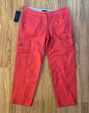 Tommy Hilfiger - Red Cropped Ankle Pants Size: 6 - NWT