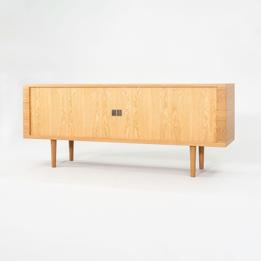 2023 Hans Wegner for Carl Hansen CH825 Credenza Tambour Cabinet in Oak Oil