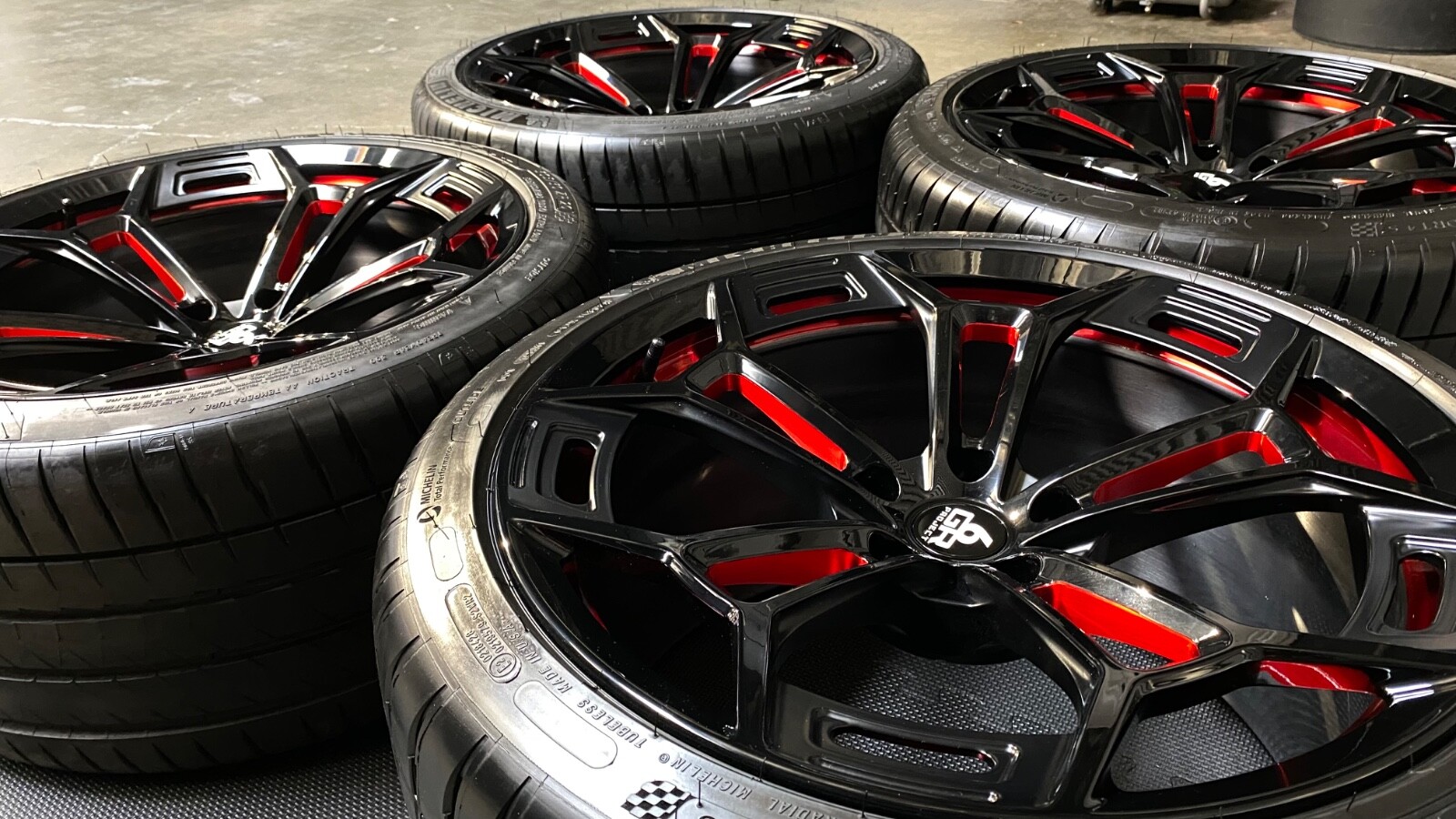 20'' PROJECT 6GR TEN-D FULLY FORGED CUSTOM FINISHED WHEEL & TIRES FOR FORD GT500