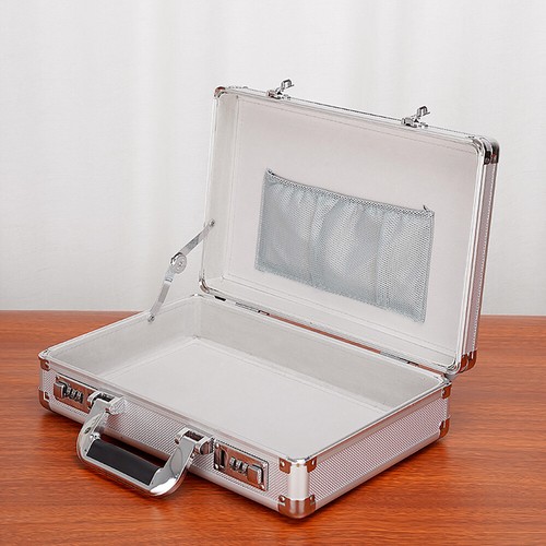 Aluminum Briefcase Hard Laptop Case Multifunctional Attache Case Combo Locks eBay
