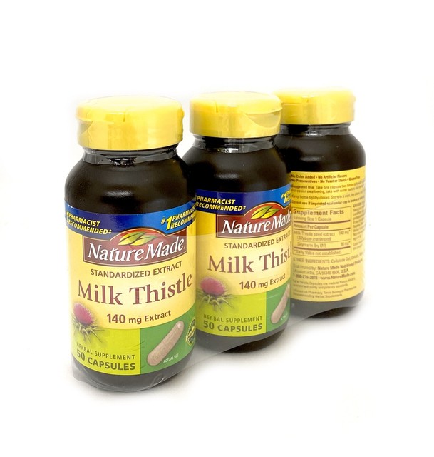 Nature Made Milk Thistle Extract 140mg 50 Capsules for sale online eBay