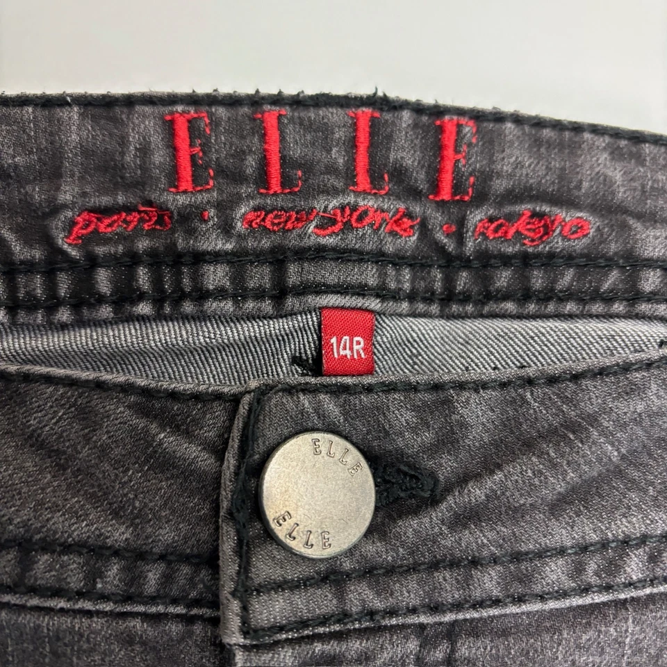 Elle Skinny Women's size 14 Black Denim Jeans - Image 2 of 4