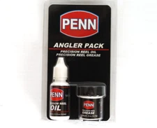 PENN Angler Pack Precision Fishing Reel Oil 0.5 Oz & Reel Grease 0.5 Oz ANGPCKS6