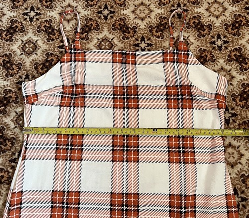 2 pieces No Boundaries Youth Orange Plaid Short Sleeve Shirt Size XXXL(21) - 第 10/11 張圖片
