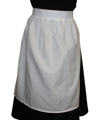 Victorian White Maids Apron Fancy Dress Childs and Adult sizes Book week Costume - Picture 6 of 14