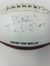 Peter Tom Willis Florida State Seminoles -  Signed Wilson Football