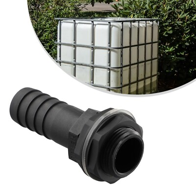#ad 1* Water Butt tank 1in Overflow Connector With Nutamp;Washer Fits 1in Overflow Pipe $12.09