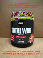 CLUMPED REDCON1 TOTAL WAR STRAWBERRY KIWI Workout 30 Serv Free Ship SALE
