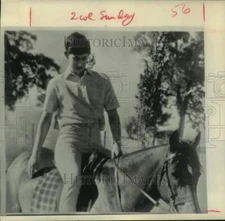1966 Press Photo Prince Charles on Horseback - hcp35630