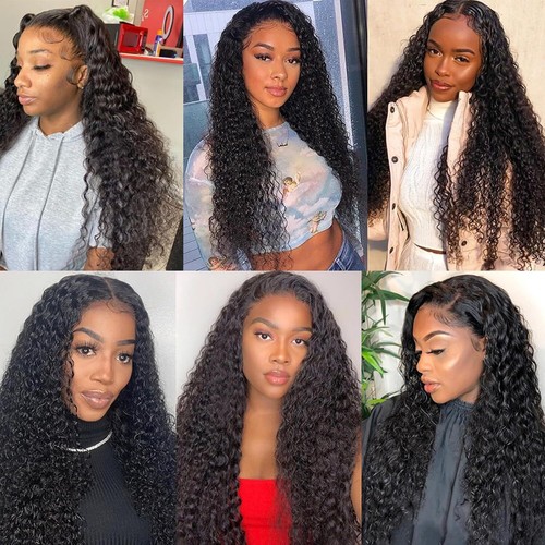 4x4 Deep Wave Lace Closure Human Hair Brazilian Virgin Hair 180% Density - Picture 7 of 7