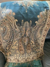 Fashion Luxury Paisley Pashmina Scarf Shawl Wrap 27" x 36" plus 3.5" fringe