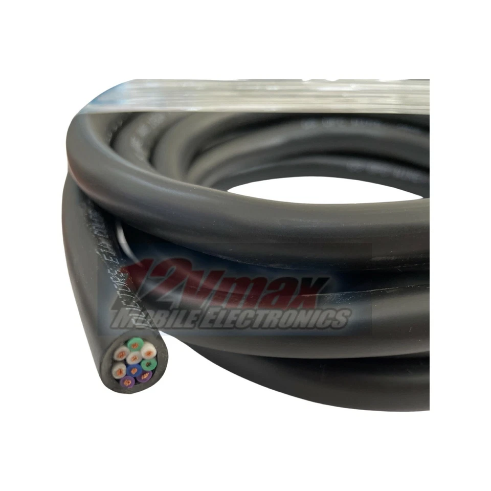 Altavoz amplificador 4 canales 9 cables AWG OFC calibre 18 cable de velocidad negro chaqueta altavoz 9/18 Foto 4 de 4