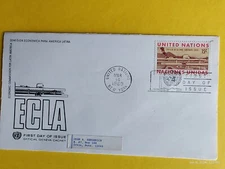 United Nations FDC First Day ECLA Economic Commission Latin America 1969