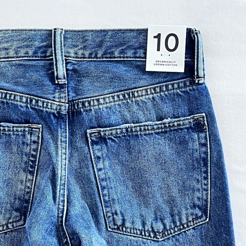 Gap Kids High Rise 90s Loose Middle Blue Denim Jeans, Pants Size 10 - Picture 3 of 11