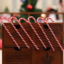 Candy Cane Hanging Ornament 6 Pcs Set Christmas Tree Decoration Candy Canes