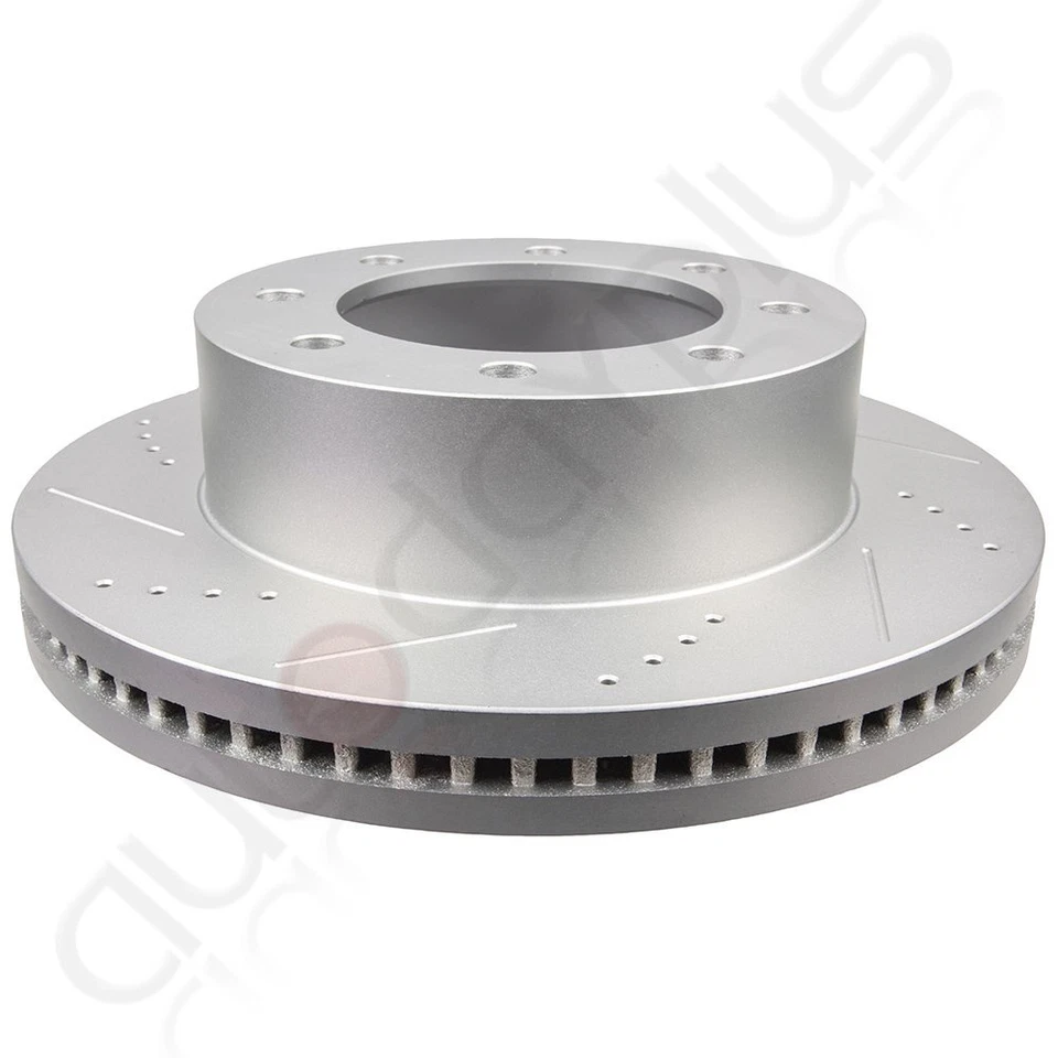 Front Brake Rotors And Ceramic Pads For 2005 2006-2011 Ford F-350 Super Duty - Изображение 3 из 4