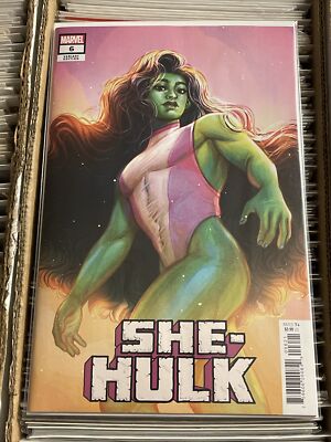 SHE HULK #5 EJIWA EDGE EBENEBE VARIANT COVER 2022 disney+ cult hit