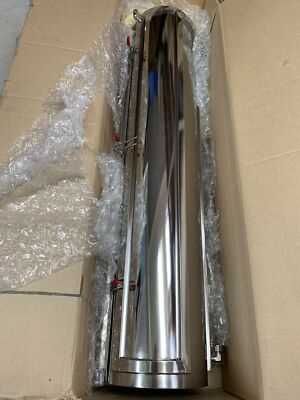 Accurate Gas Control Systems Metal Cylinder Jacket, 48'' L x  9.5'' ID, New in Box