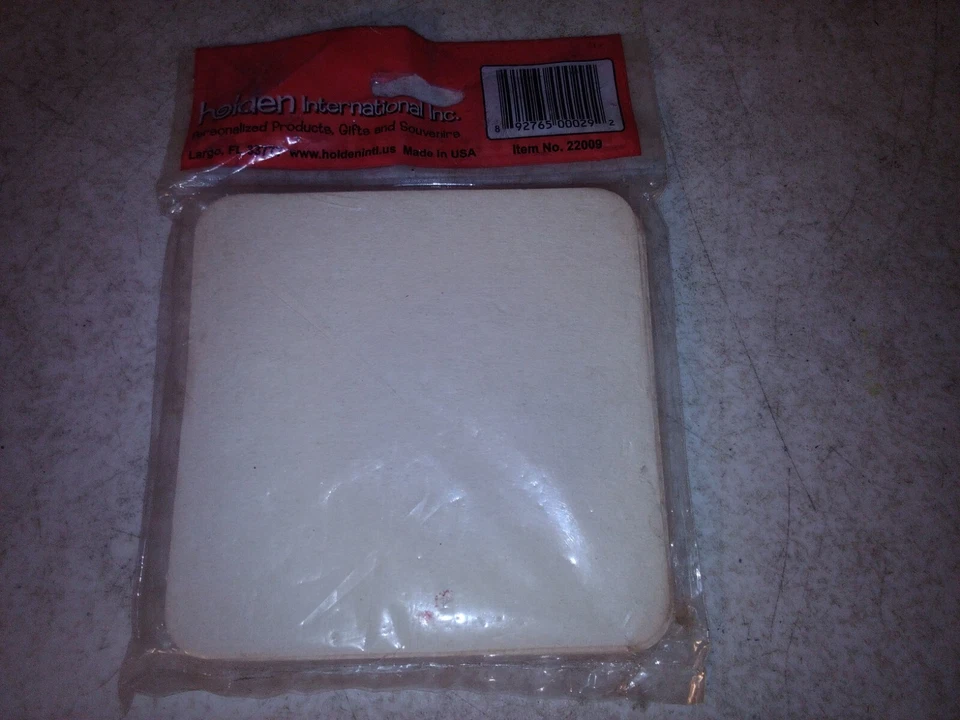 Jennifer's VINTAGE DRINK 6 COASTERS TIKI BAR TROPICAL RETRO - Image 2 of 2