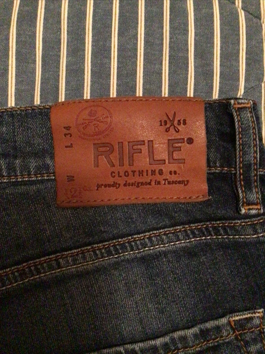 JEANS RIFLE UOMO TAGLIA 31 Usato Blu slim fit