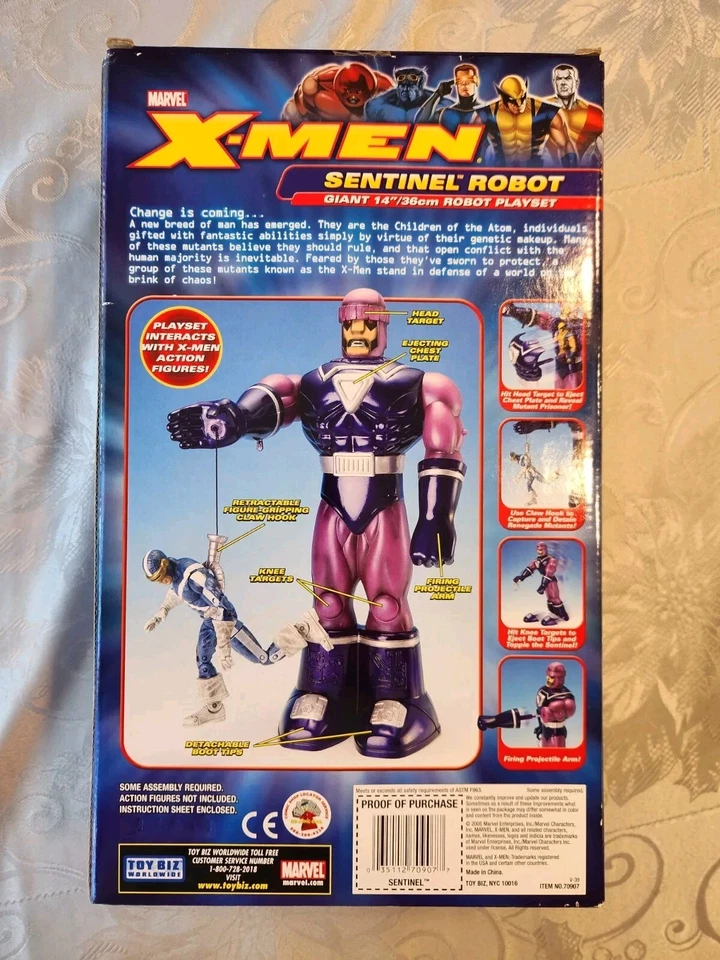 "Robot Centinela 2005 Toy Biz de colección X-Men Marvel Comics 14"" (NUEVO Y sellado)"  Foto 2 de 4