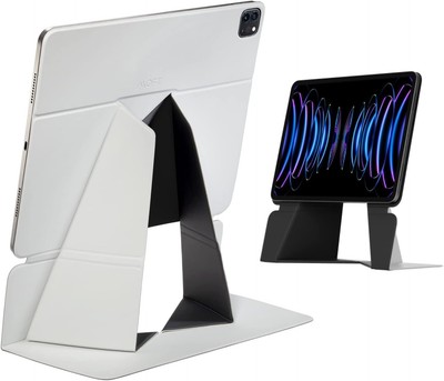MOFT Tablet Ständer für Schreibtisch, Leder Folio verstellbar iPad Ständer Halter magnetisch