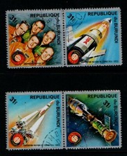 Burundi 1975 Apollo Soyuz 31F high values SG1016-19 Used CTO