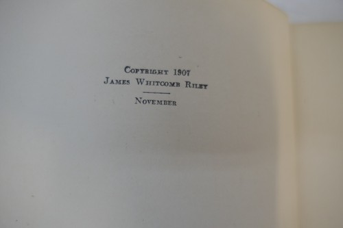 The Boys of the Old Glee Club James Whitcomb Riley Vintage 1907 Hardcover Poetry - Picture 5 of 6