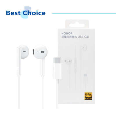 Original Honor Official USB-C Half In-ear Earphones (AM33R) - White