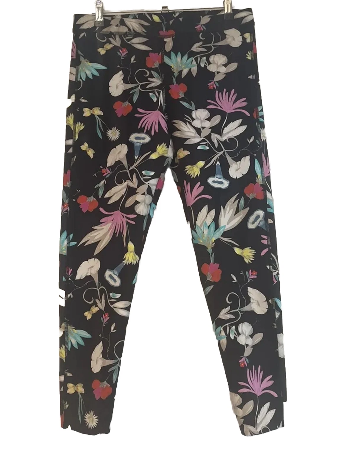Seafolly Ladies Pants Sz M 10-12 Black Floral Neoprene Wetsuit Swim Surf Jetski