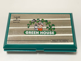 Used Nintendo Game and Watch Green House GH-54 Handheld Game Console