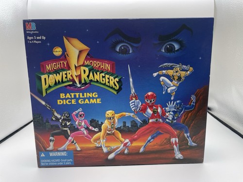 Mighty Morphin Power Rangers Battling Dice Game Milton Bradley Complete 1994 - Picture 2 of 20