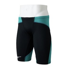 MIZUNO GX SONIC DUAL N2MBD015 93 Black x Turquoise Competitive Swimming Half