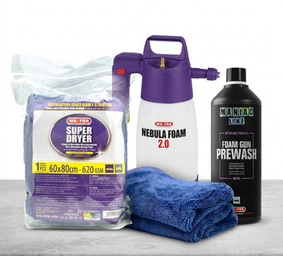 NEBULA FOAM 2.0 + FOAM GUN PREWASH0 + Superdryer Schaumvorwäsche Ma-Fra
