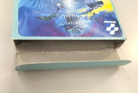 Konami Super Contra Famicom Game Used with Box and Manual Damage