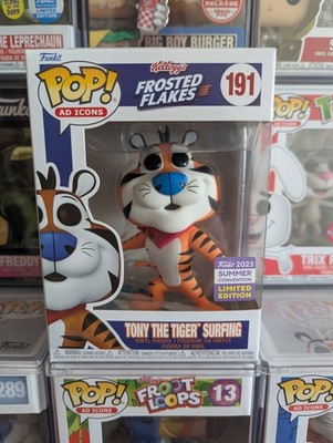 Funko Pop! Ad Icons #191 Tony the Tiger Surfing - Kellogg s Frosted Flakes 2023