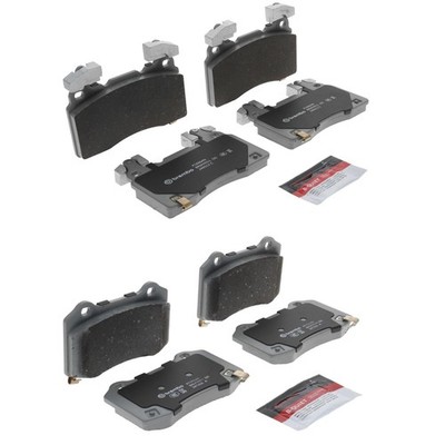 Brembo Front and Rear Ceramic Brake Pad Set Kit for Chevrolet Camaro SS ZL1 6.2L