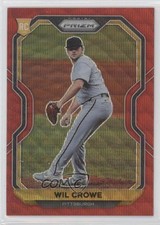 2021 Panini Prizm Tier II Red Wave Prizm 2/99 Wil Crowe #102 10k8