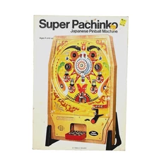 Super Pachinko 1975 Epoch Playthings Board Game Japanese Pinball Original Box