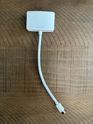 UGREEN Mini Displayport to HDMI VGA Adapter, 4K Thunderbolt 2 Adapter 2 in 1 Min