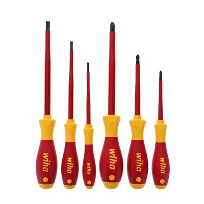 Wiha Tools 32092 Insulated SoftFinish Slotted & Phillips Screwdrivers
