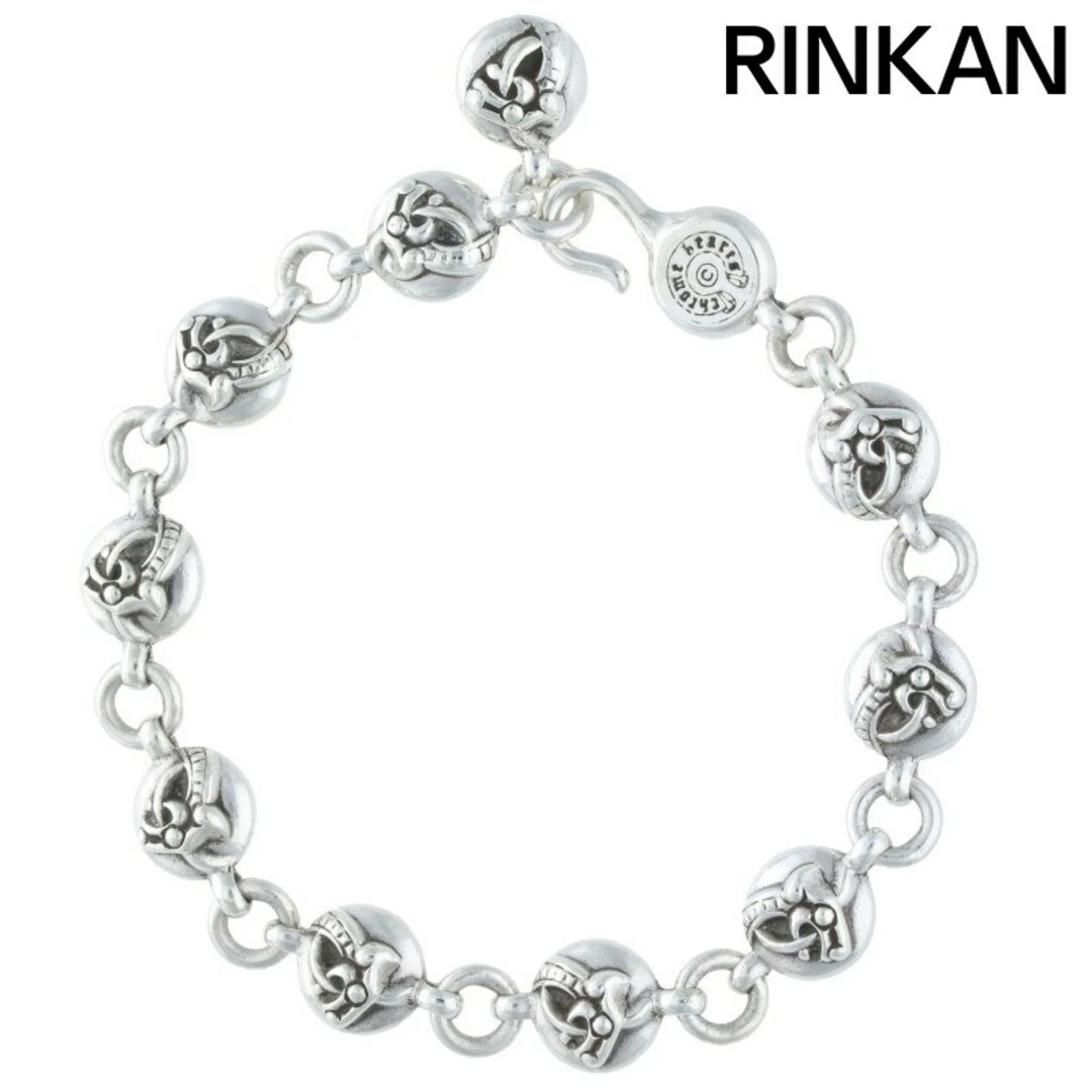 CHROME HEARTS Bracciale Uomo Cromo Cuori N.2 Sfera Celtica #2 Argento Usato1e11a64497aade