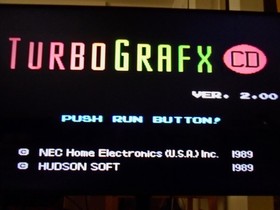 NEC TurboGrafx CD System Card & Sleeve ☆☆ NEC TurboGrafx-16 CD Player HuCard