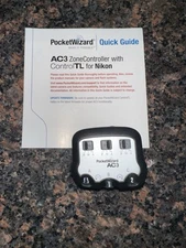 [Mint, No box] Pocketwizard AC3 Zone Controller For Nikon With Manuals