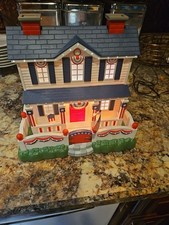 Avon Patriotic Lighted Fiber Optic House 4th ...