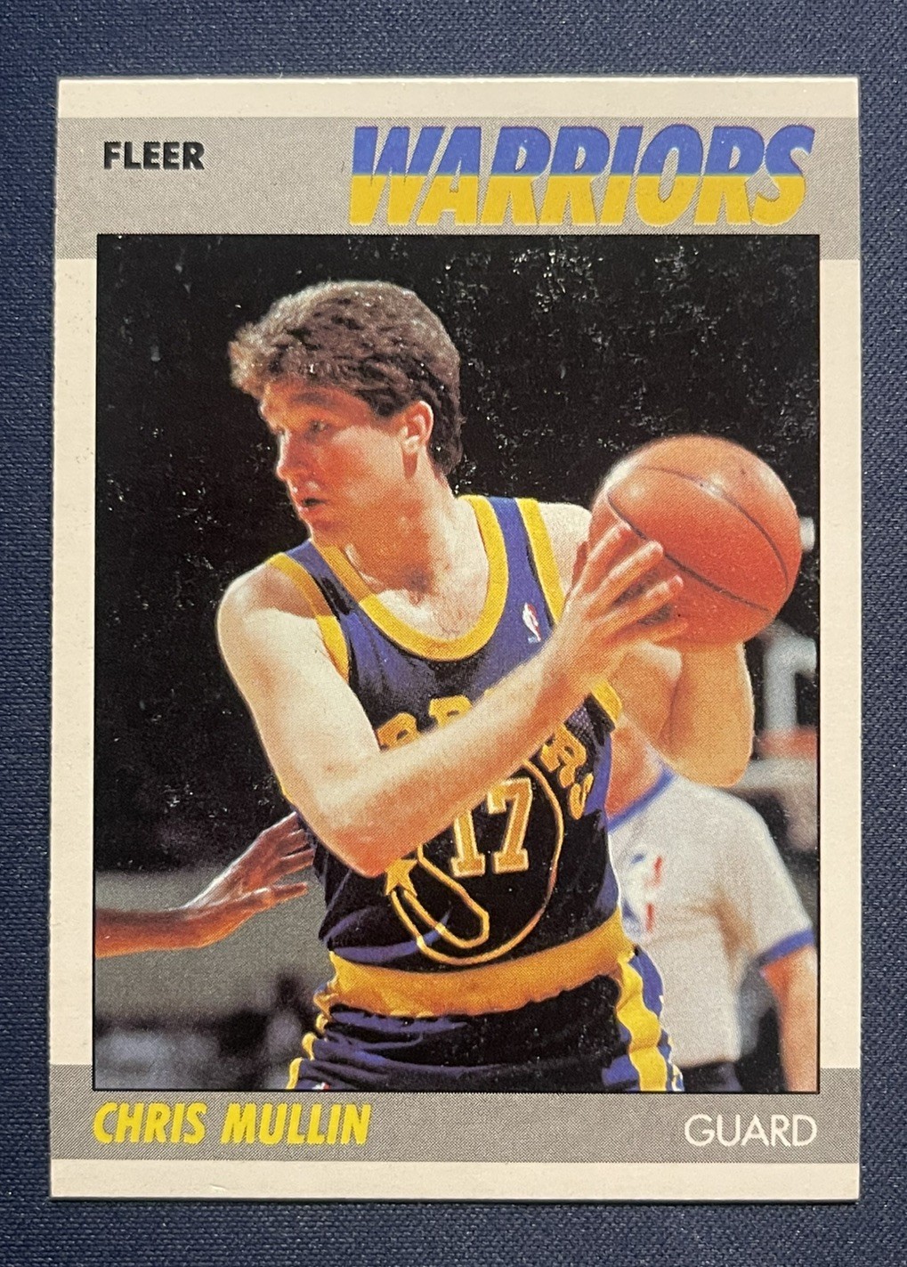 1987-88 Fleer Chris Mullin HOF Golden State Warriors Basketball 🏀 Card #77